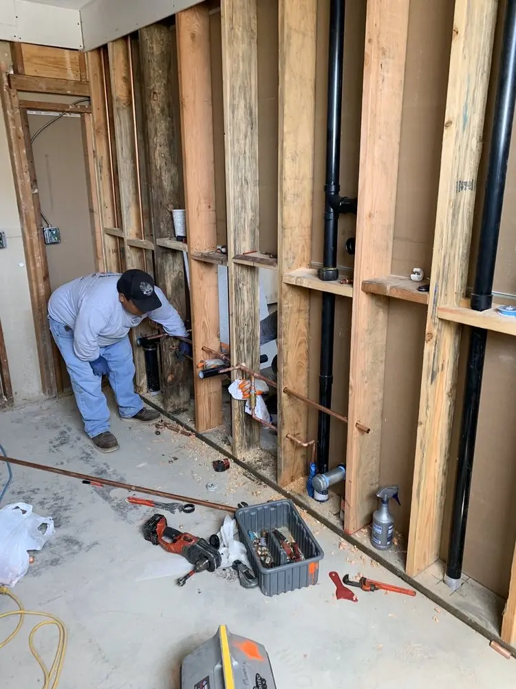 Commercial rough-in plumbing for Water Heater Replacement in East Orange